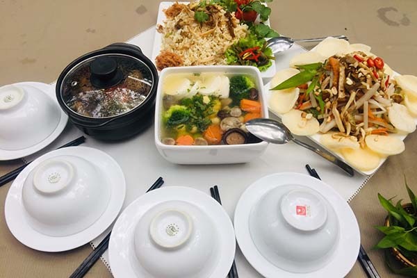 dịch vụ nấu tiệc chay tại nhà